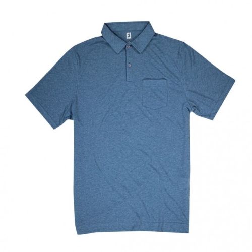 Men's Footjoy Coastal Collection Solid Pocket Shirts Reed Green | USA-PL8510