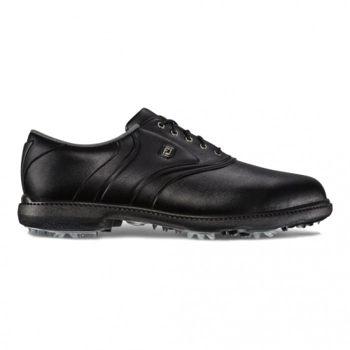 Men's Footjoy FJ Originals Spiked Golf Shoes Black | USA-JN1285