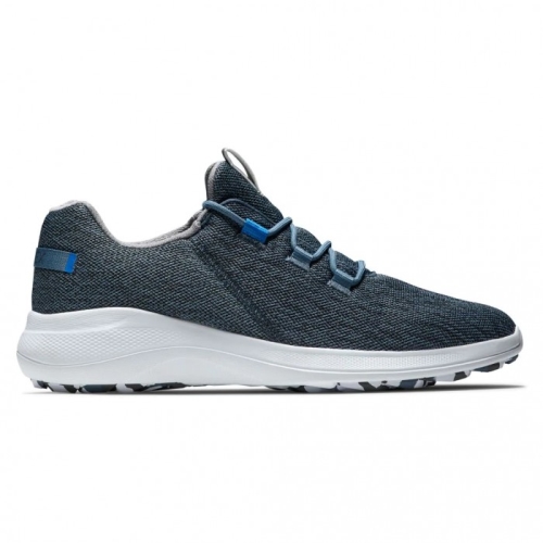 Men's Footjoy Flex Coastal Spikeless Golf Shoes Navy / Blue | USA-SZ1384