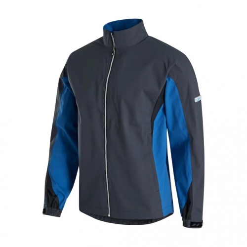 Men's Footjoy HydroLite Jacket Charcoal / Cadet Blue / Black | USA-GF5481