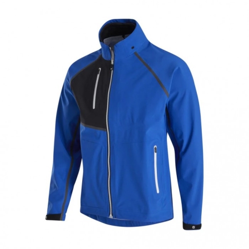 Men's Footjoy HydroTour Rain Jacket Royal / Black | USA-DG3025