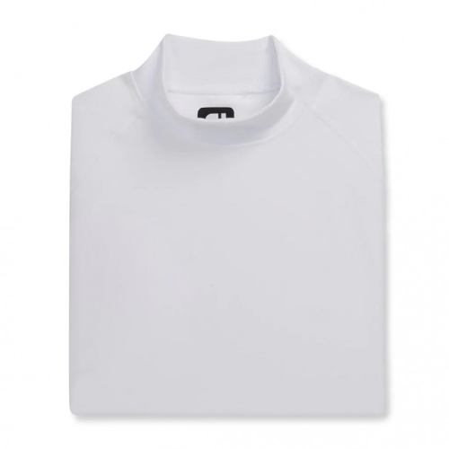 Men's Footjoy Mock Shirts White | USA-BV0431