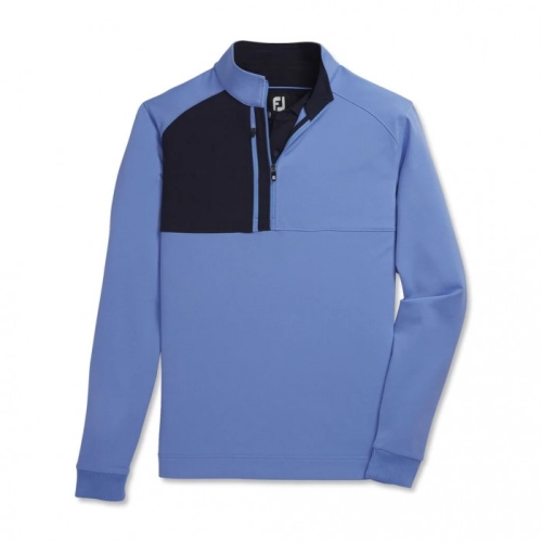 Men's Footjoy Pique Sport Mid-Layer Jacket Lagoon | USA-FX0741