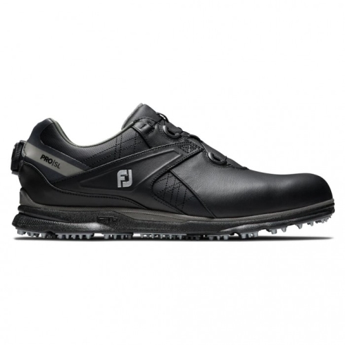 Men's Footjoy Pro|SL BOA Spikeless Golf Shoes Black | USA-XL0438