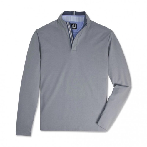 Men's Footjoy Quarter-Zip Jacket Heather Grey | USA-DU0196