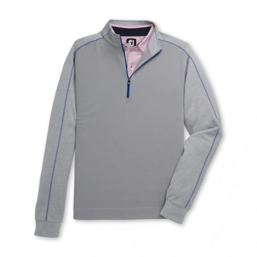 Men's Footjoy Tonal Heather Mid-Layer Jacket Grey | USA-NL6190