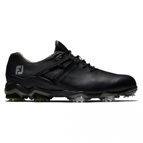 Men's Footjoy Tour X Spiked Golf Shoes Black | USA-LF4285