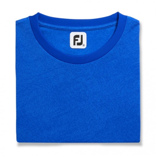 Women's Footjoy Crew Neck Sweatshirt Shirts Cobalt | USA-CF6407