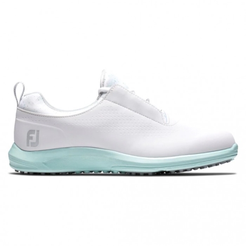 Women's Footjoy Leisure Spikeless Golf Shoes White / Seafoam | USA-YU4581