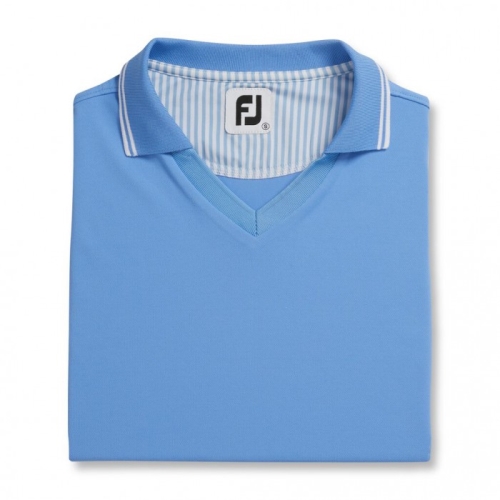 Women's Footjoy Limited Edition Open Collar Shirts Light Blue | USA-TY7236