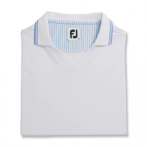 Women's Footjoy Limited Edition Open Collar Shirts White | USA-VR6531