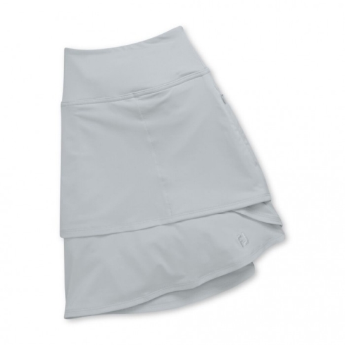 Women's Footjoy Performance Layered Skort Skort Heather Grey | USA-VG8342