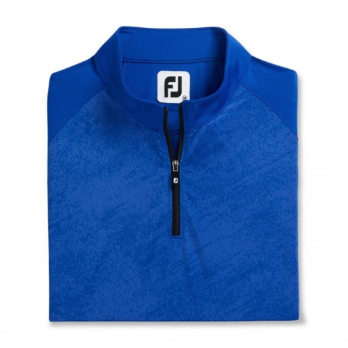 Women's Footjoy Printed Sun Protection Shirts Cobalt | USA-JZ5361