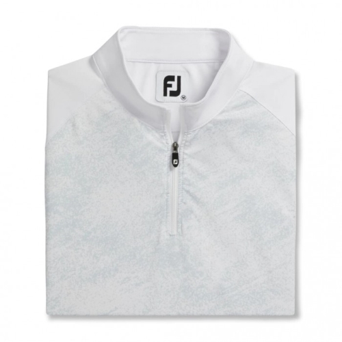 Women's Footjoy Printed Sun Protection Shirts White | USA-ZS7928