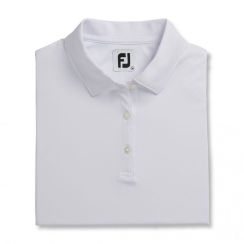 Women's Footjoy ProDry Interlock Sleeveless Self Collar Shirts White | USA-BJ0748