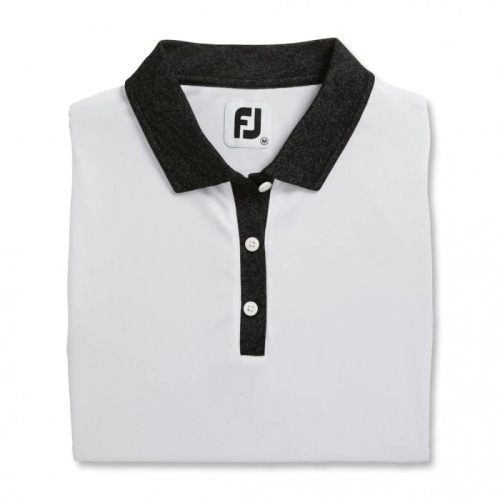 Women's Footjoy Sleeveless Jacquard Back Shirts White | USA-XI0437