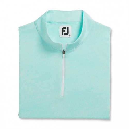 Women's Footjoy Sleeveless Jacquard Shirts Aquamarine | USA-GX4962