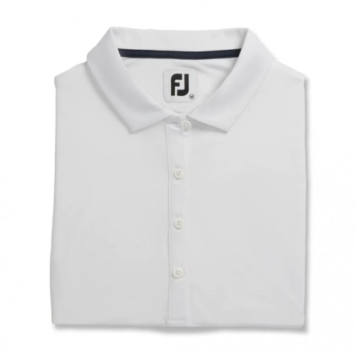 Women's Footjoy Solid Lisle Sleeveless Shirts White | USA-MQ5742