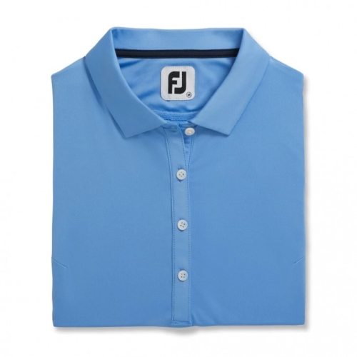 Women's Footjoy Solid Lisle Sleeveless Shirts Light Blue | USA-PK2613