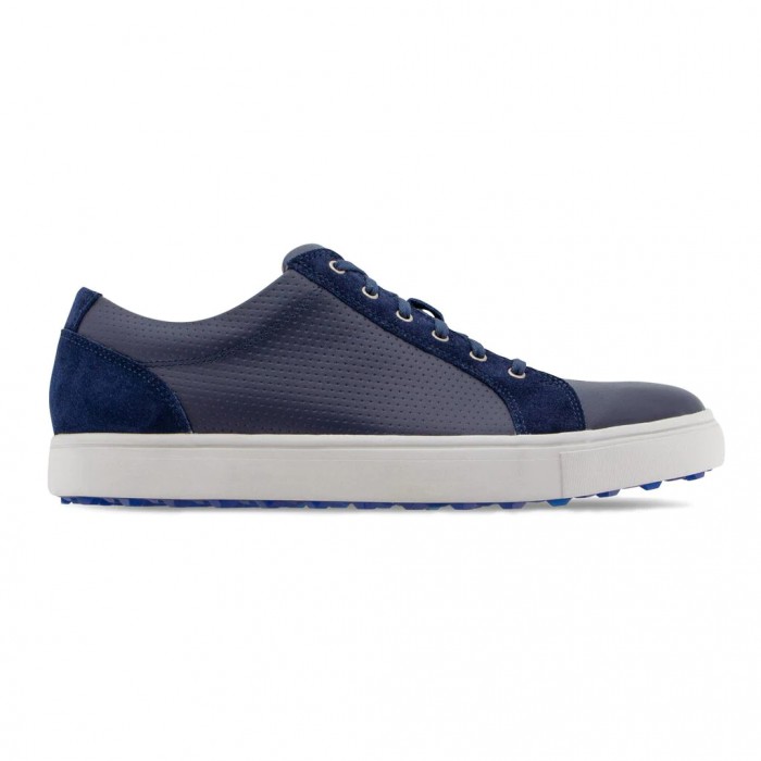 Men\'s Footjoy Club Casuals Sneakers Navy | USA-QB3402