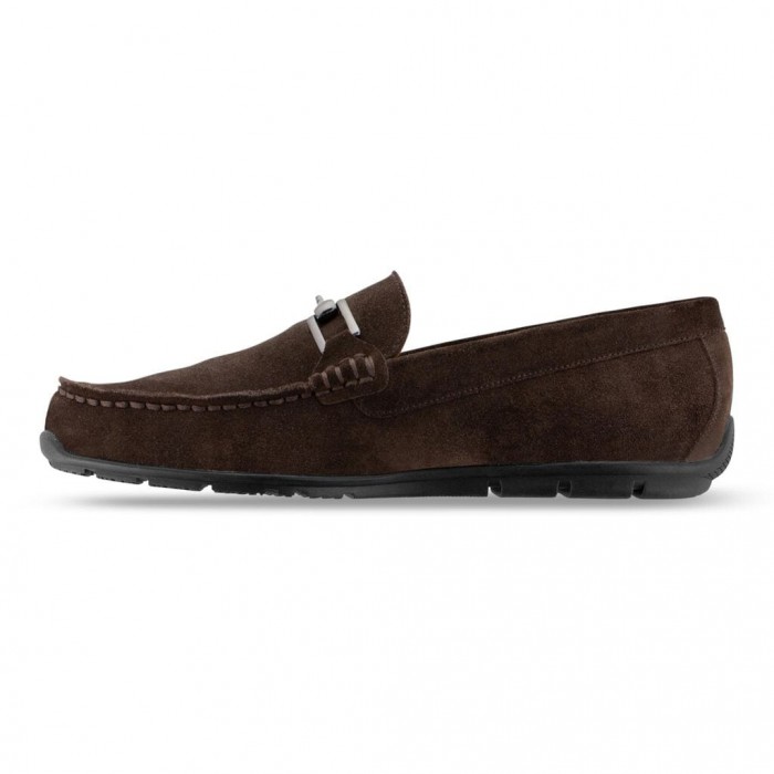 Men's Footjoy Club Casuals Suede Sneakers Chocolate | USA-AC5271