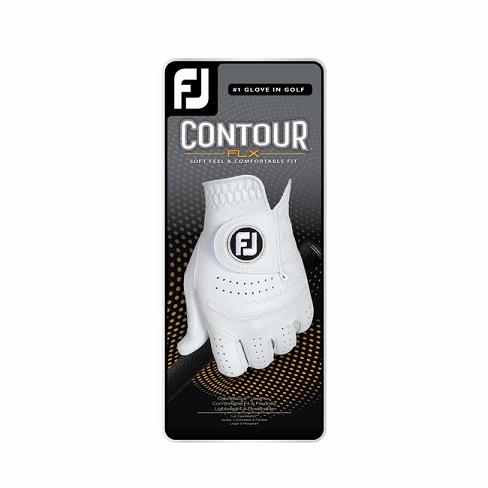 Men's Footjoy Contour FLX Golf Gloves Black | USA-WS8697