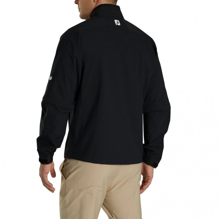 Men's Footjoy FJ HydroLite Zip-Off Sleeves Jacket Black | USA-LD7048