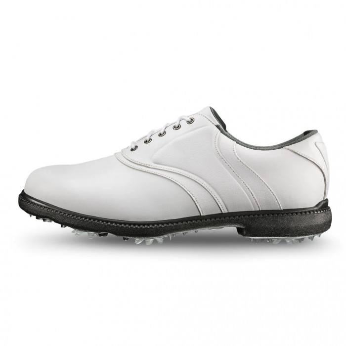 Men's Footjoy FJ Originals Spiked Golf Shoes White | USA-GA3654