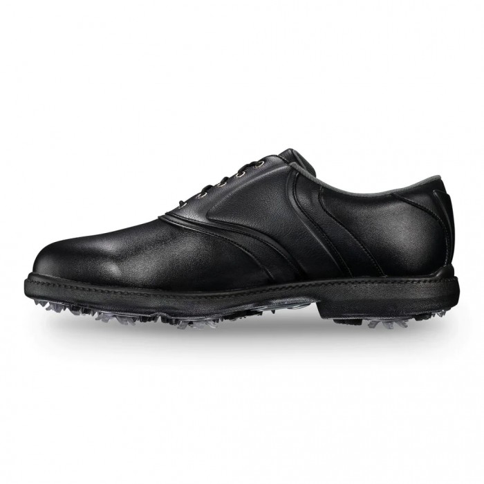 Men's Footjoy FJ Originals Spiked Golf Shoes Black | USA-JN1285