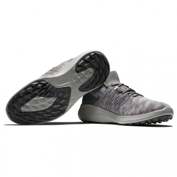 Men's Footjoy Flex XP Spikeless Golf Shoes Camo Grey | USA-TR1594