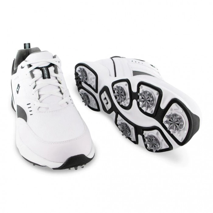 Men's Footjoy Golf Sneaker Spiked Golf Shoes White | USA-ST3758