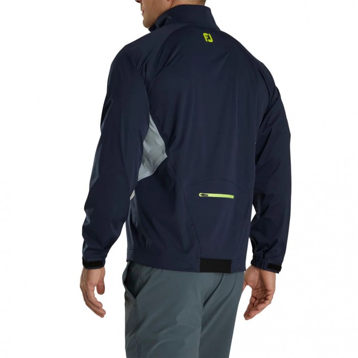 Men's Footjoy HydroKnit Pullover Navy / Grey | USA-RG3098