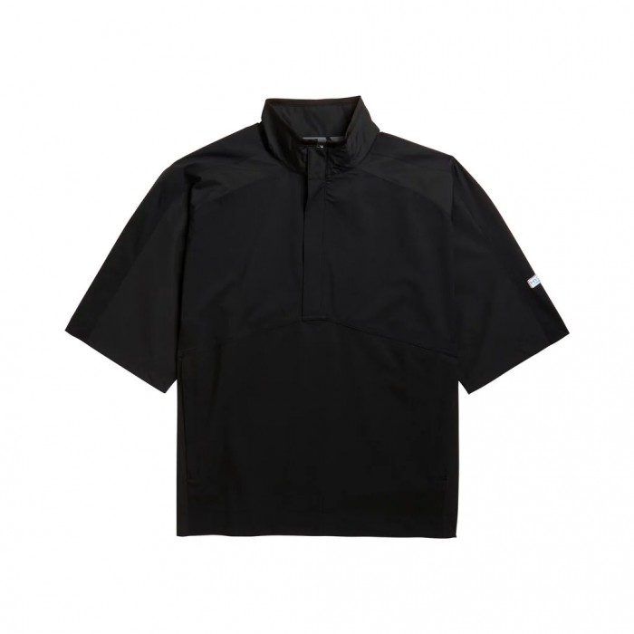 Men's Footjoy HydroLite Short Sleeve Shirts Black | USA-WM8490