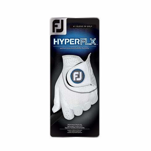 Men's Footjoy HyperFLX Golf Gloves White | USA-CQ0134