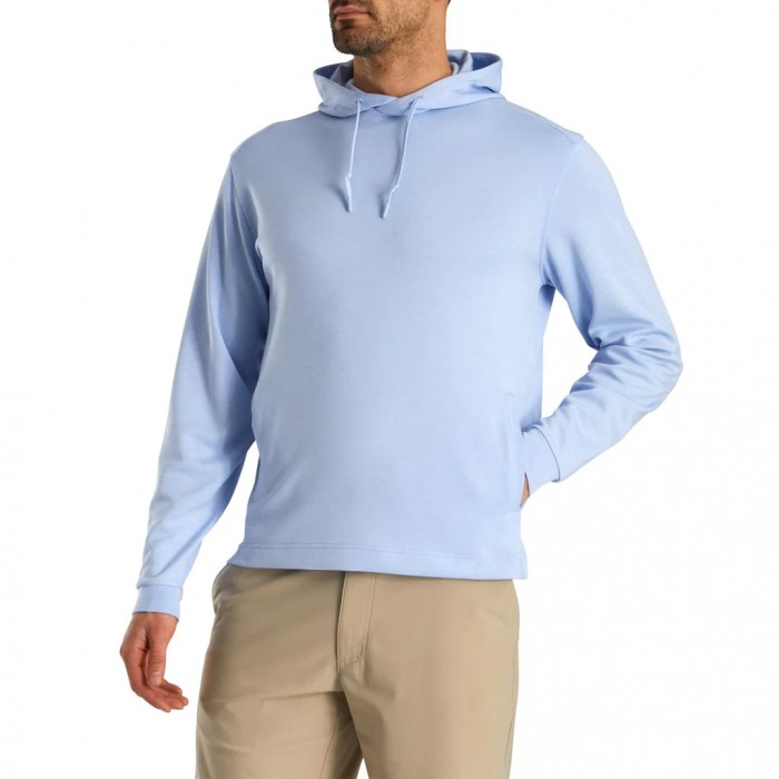 Men's Footjoy Lightweight Hoodie Heather Sky | USA-SW8264