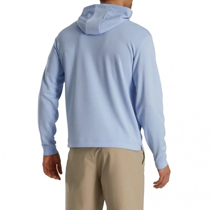 Men's Footjoy Lightweight Hoodie Heather Sky | USA-SW8264