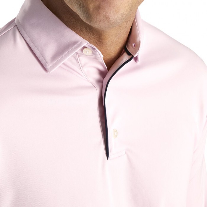 Men's Footjoy Long Sleeve Sun Protection Shirt Shirts Pink | USA-PX5289