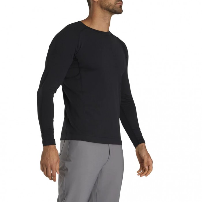 Men's Footjoy Phase One Base Layer Shirts Black | USA-VA0237