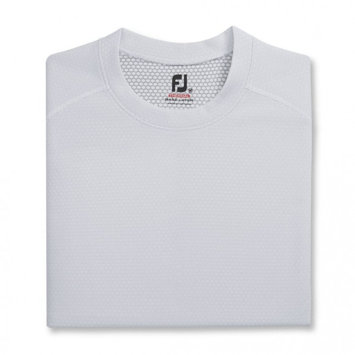 Men\'s Footjoy Phase One Base Layer Shirts White | USA-VN4937