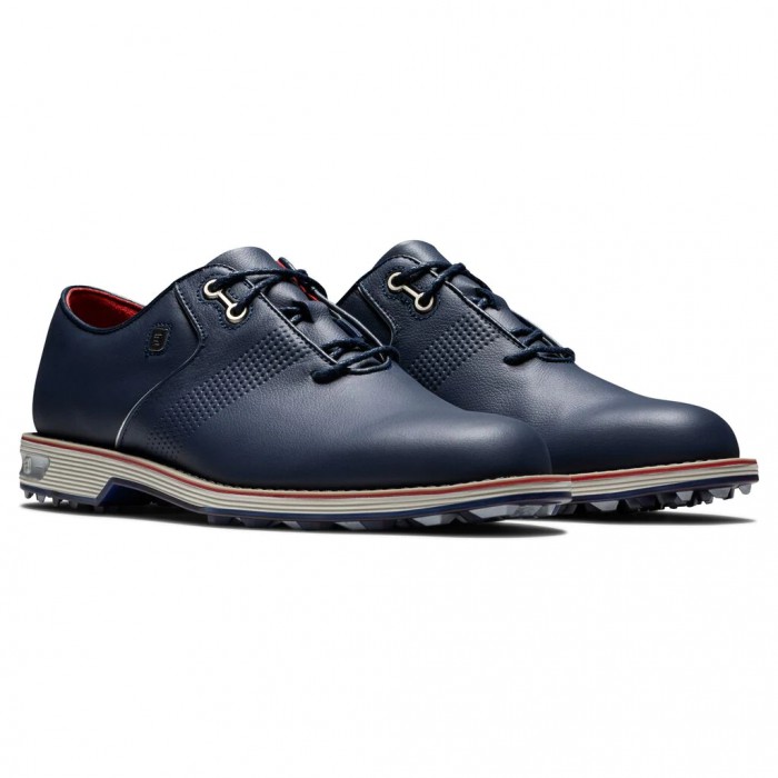 Men's Footjoy Premiere Series - Flint Spikeless Golf Shoes Navy | USA-NX9372