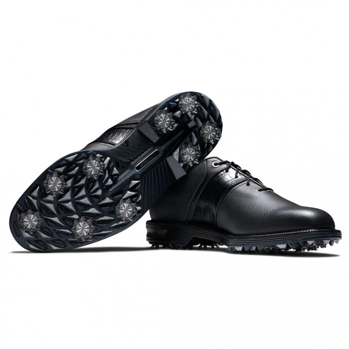 Men's Footjoy Premiere Series - Packard Spiked Golf Shoes Black | USA-PH6548