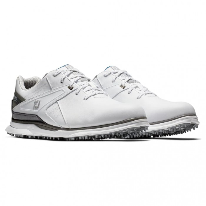 Men's Footjoy Pro|SL Carbon Spikeless Golf Shoes White | USA-QV1098