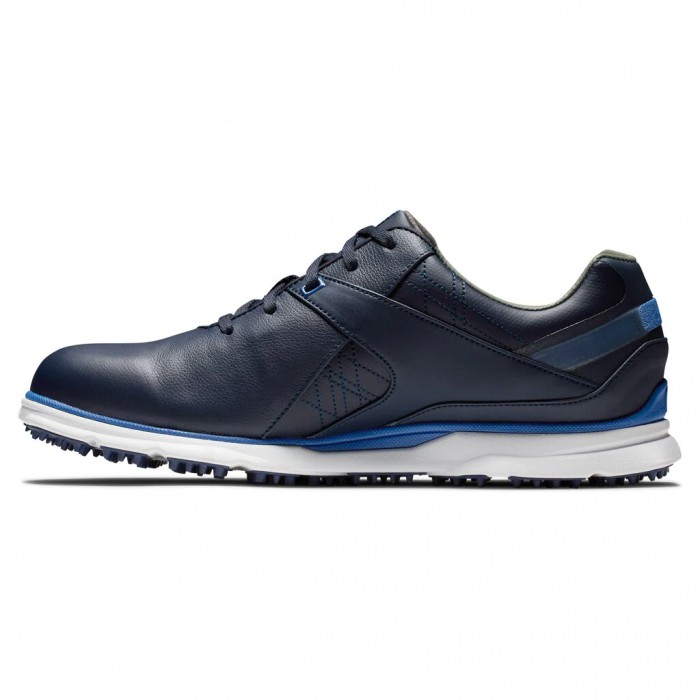 Men's Footjoy Pro|SL Spikeless Golf Shoes Navy / Light Blue | USA-CQ3904