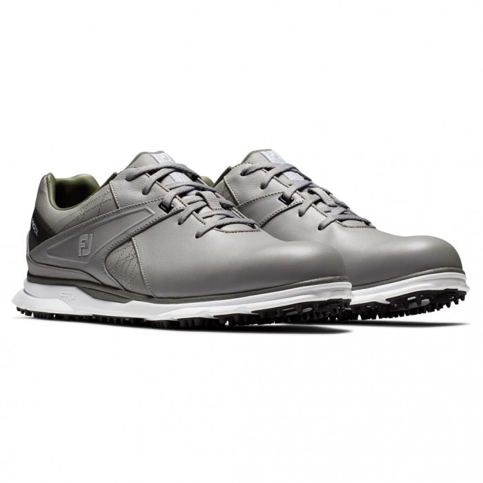 Men's Footjoy Pro|SL Spikeless Golf Shoes Grey | USA-HE0175