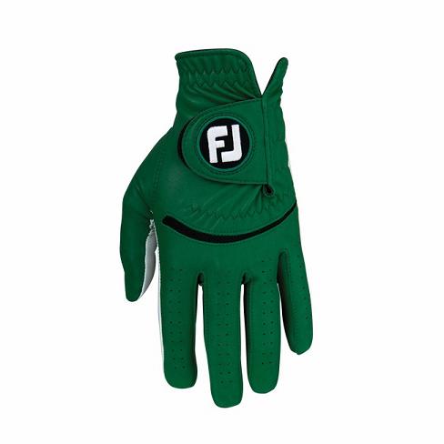 Men's Footjoy Spectrum Golf Gloves Green | USA-HV4583