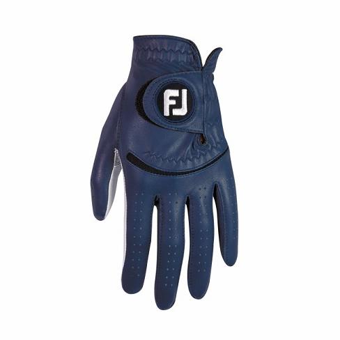 Men's Footjoy Spectrum Golf Gloves Navy Blue | USA-AB9157