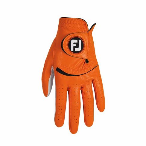 Men's Footjoy Spectrum Golf Gloves Orange | USA-QU5387