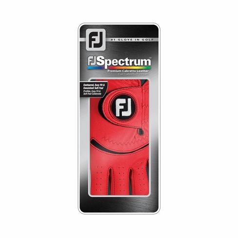 Men's Footjoy Spectrum Golf Gloves Red | USA-AZ8179