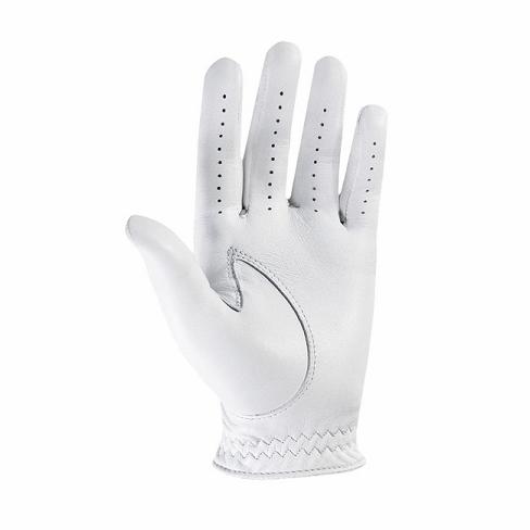 Men's Footjoy StaSof Flag Golf Gloves White | USA-ZW6273