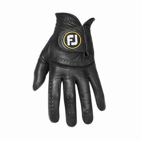 Men's Footjoy StaSof Golf Gloves Black | USA-ZK1402